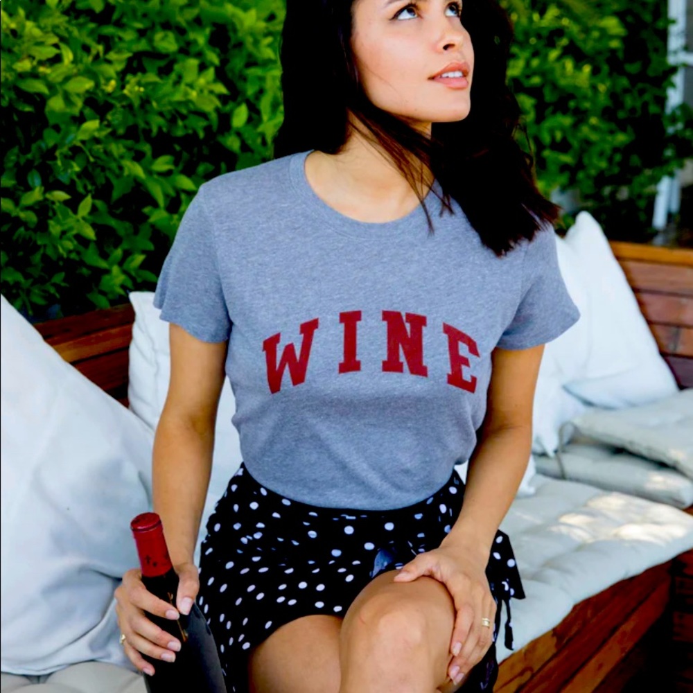 Suburban RIOT wine tee